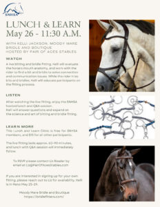 lunch and learn bridle fitting flyer