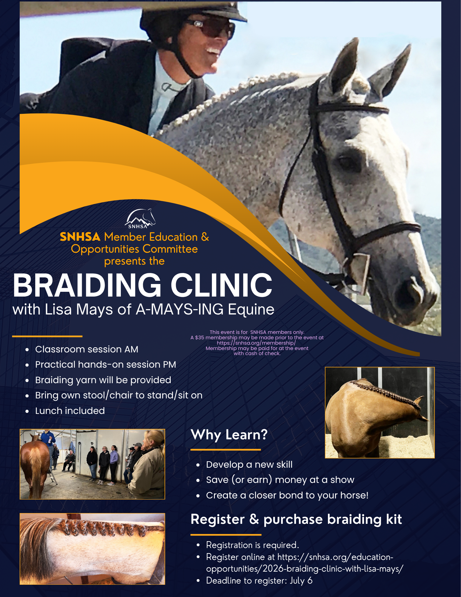 Braiding Cling flyer