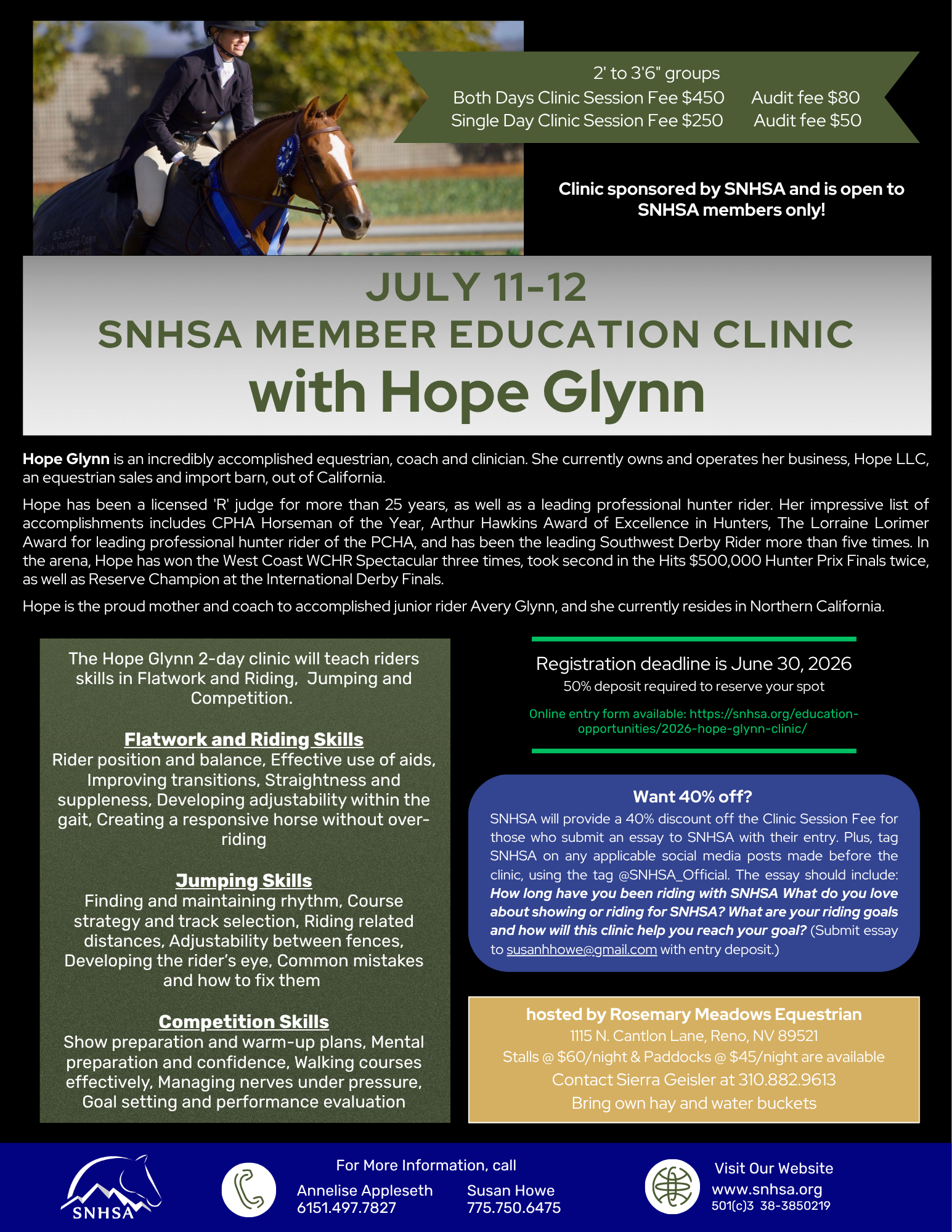 Hope Glynn flyer