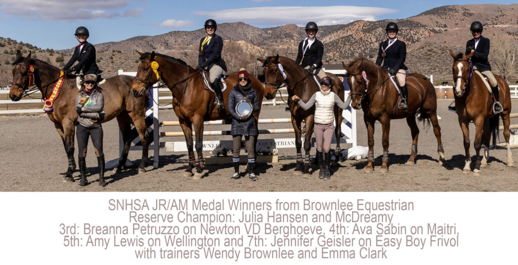 Brownlee Equestrian JR/AM winners