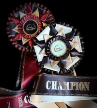 champion and reserve ribbons